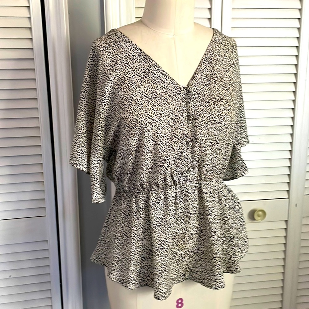 Pleplum blouse Large